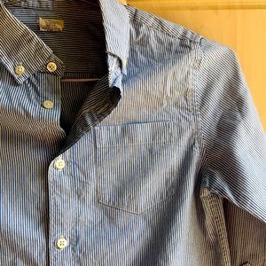 Boys crewcut 8 button down long sleeve shirt